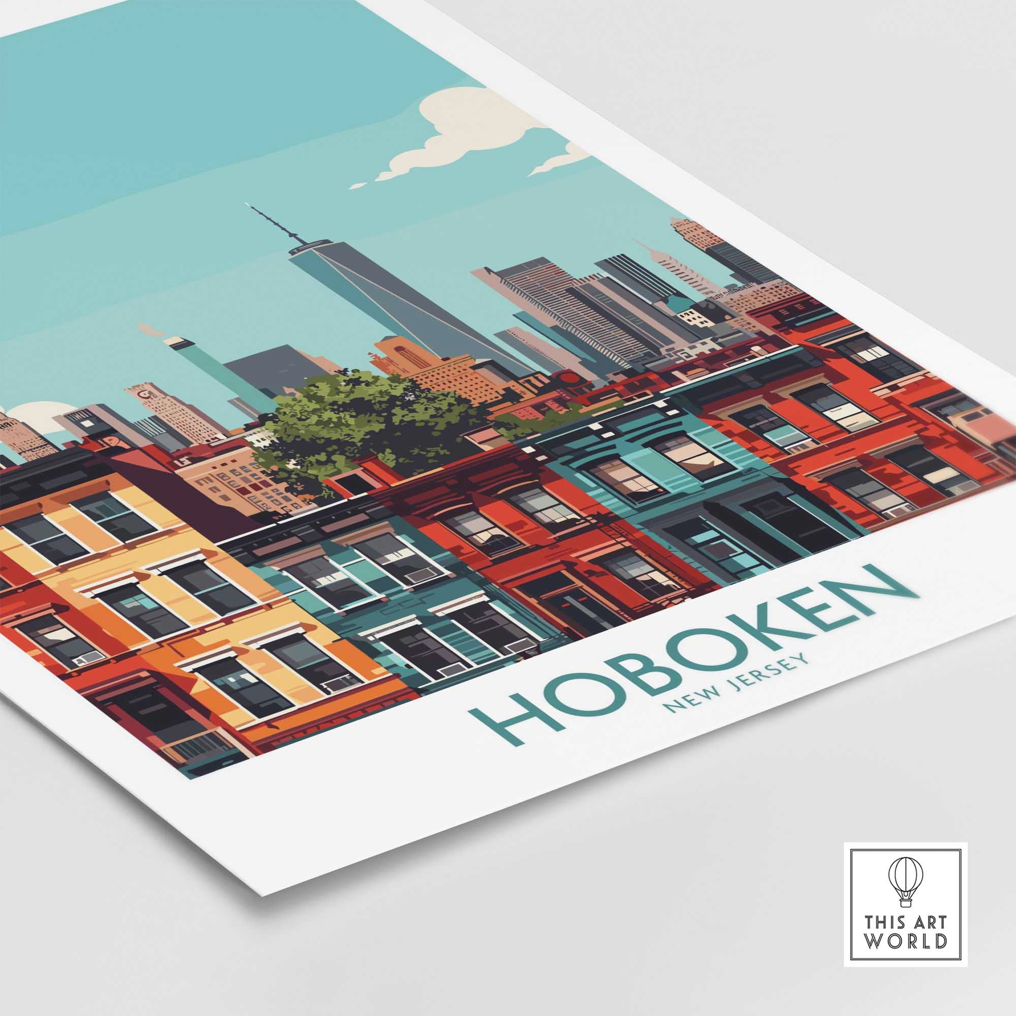 Hoboken NJ Poster-This Art World
