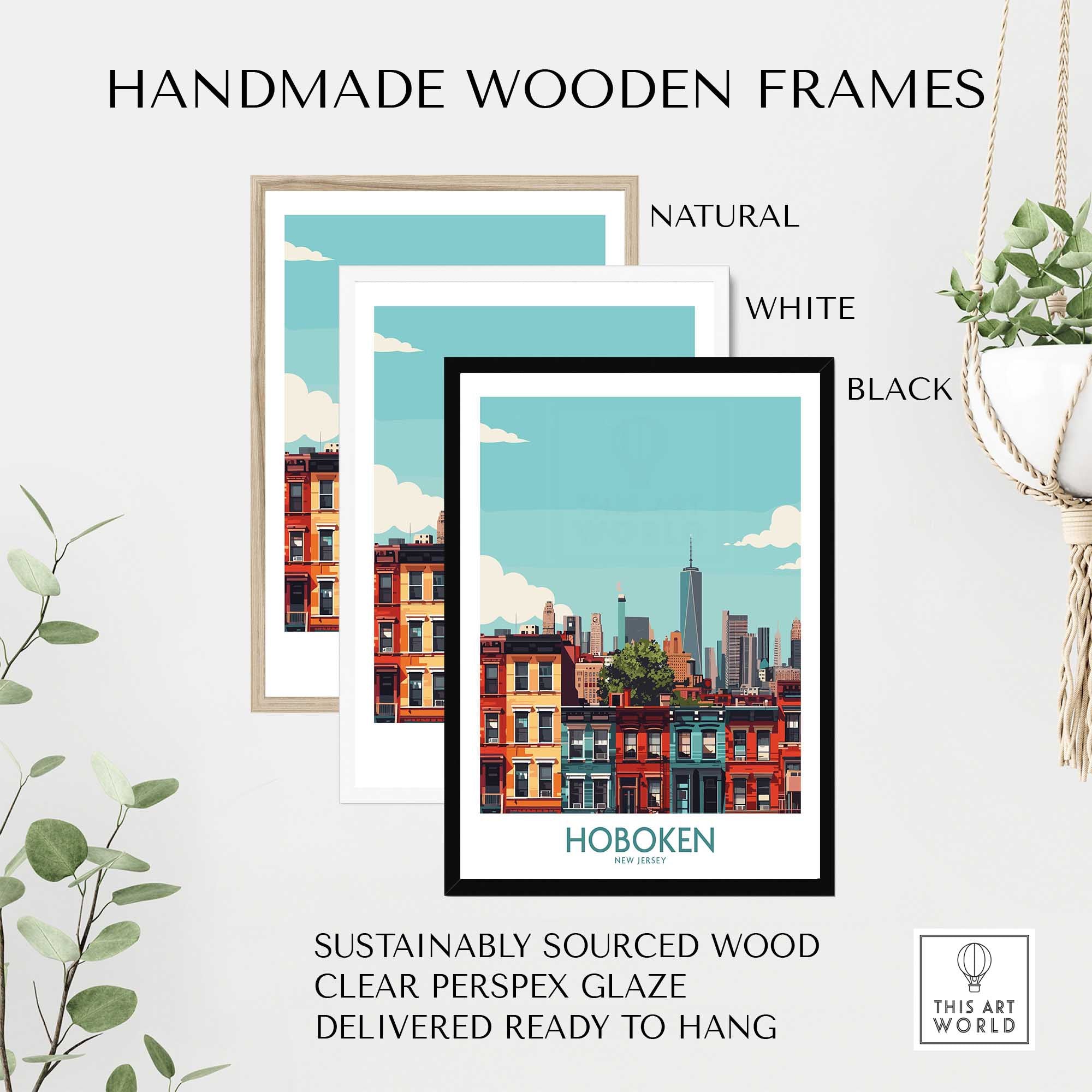 Hoboken NJ Poster-This Art World