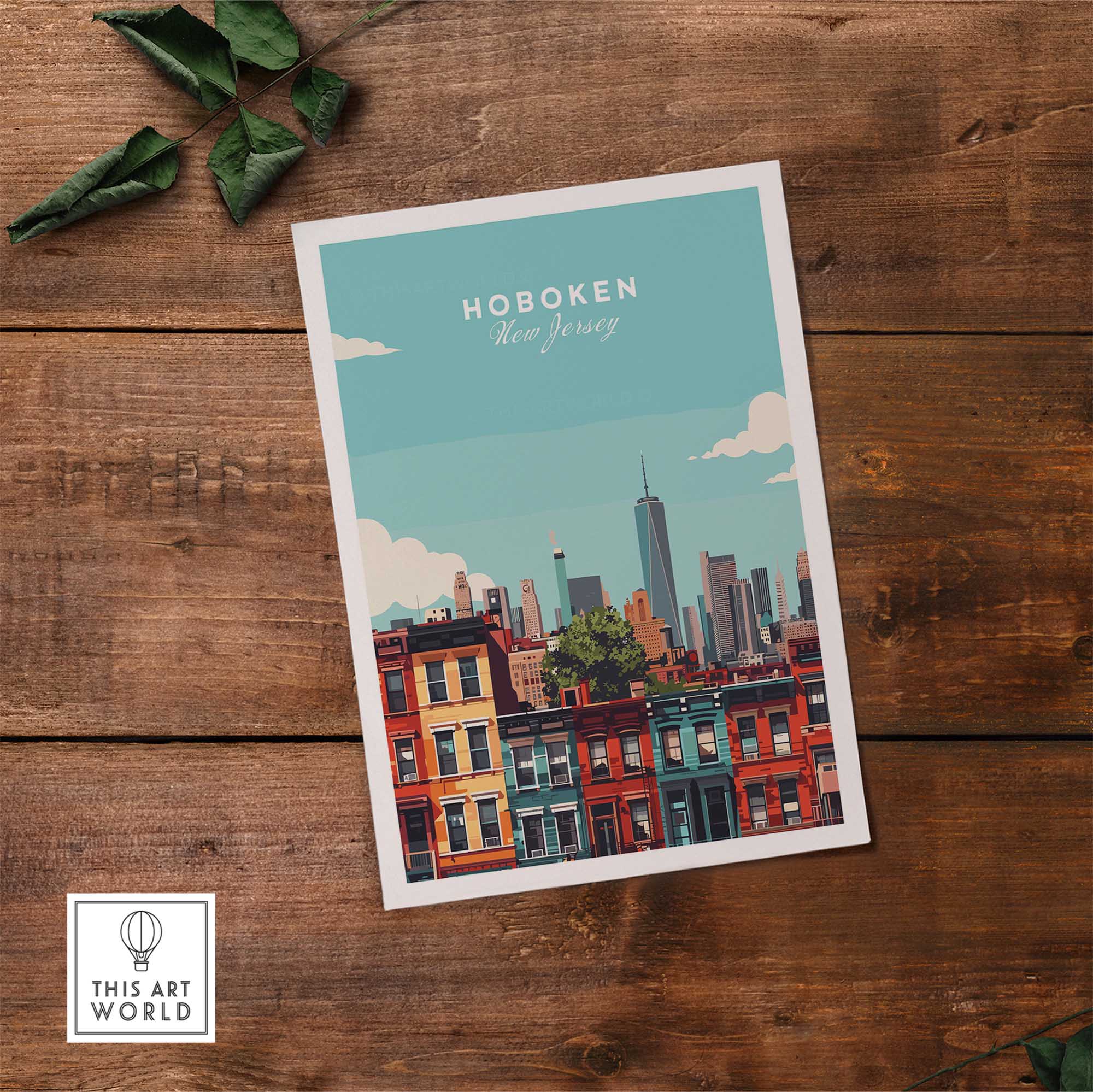 Hoboken Travel Poster-This Art World