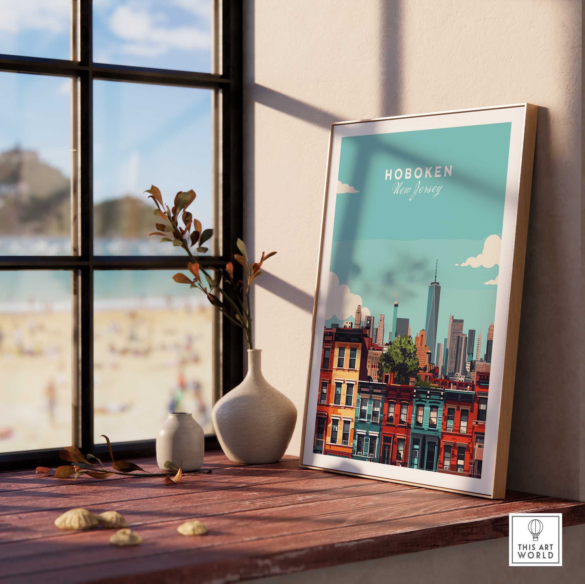 Hoboken Travel Poster-This Art World