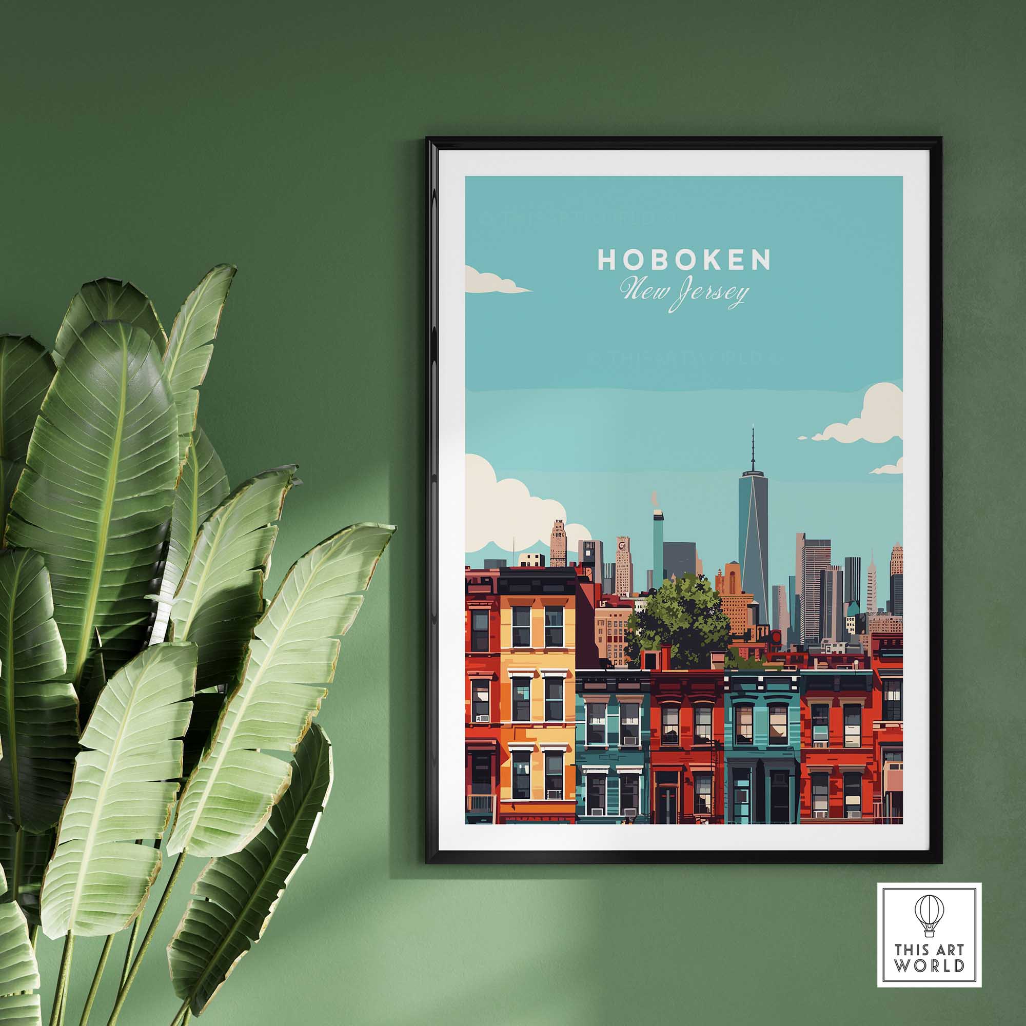 Hoboken Travel Poster-This Art World