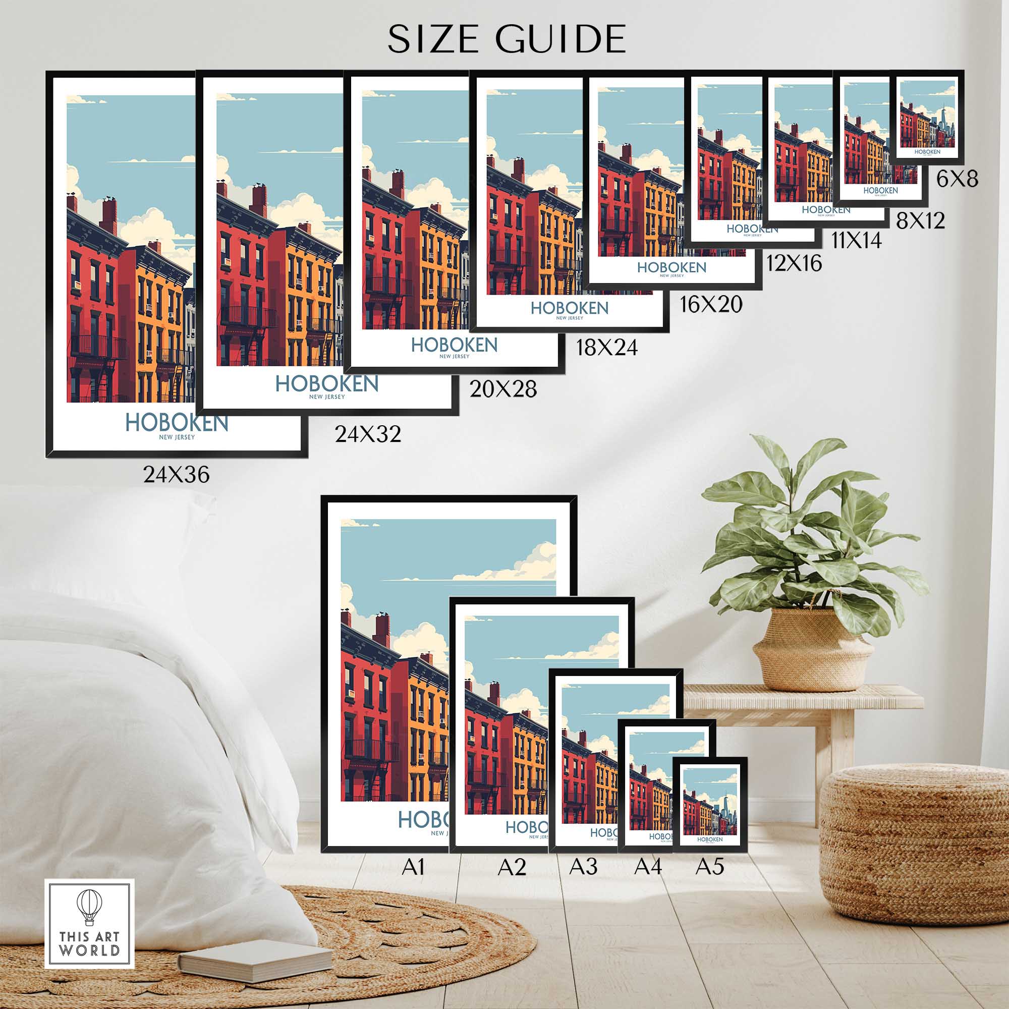 Hoboken Travel Poster NJ-This Art World