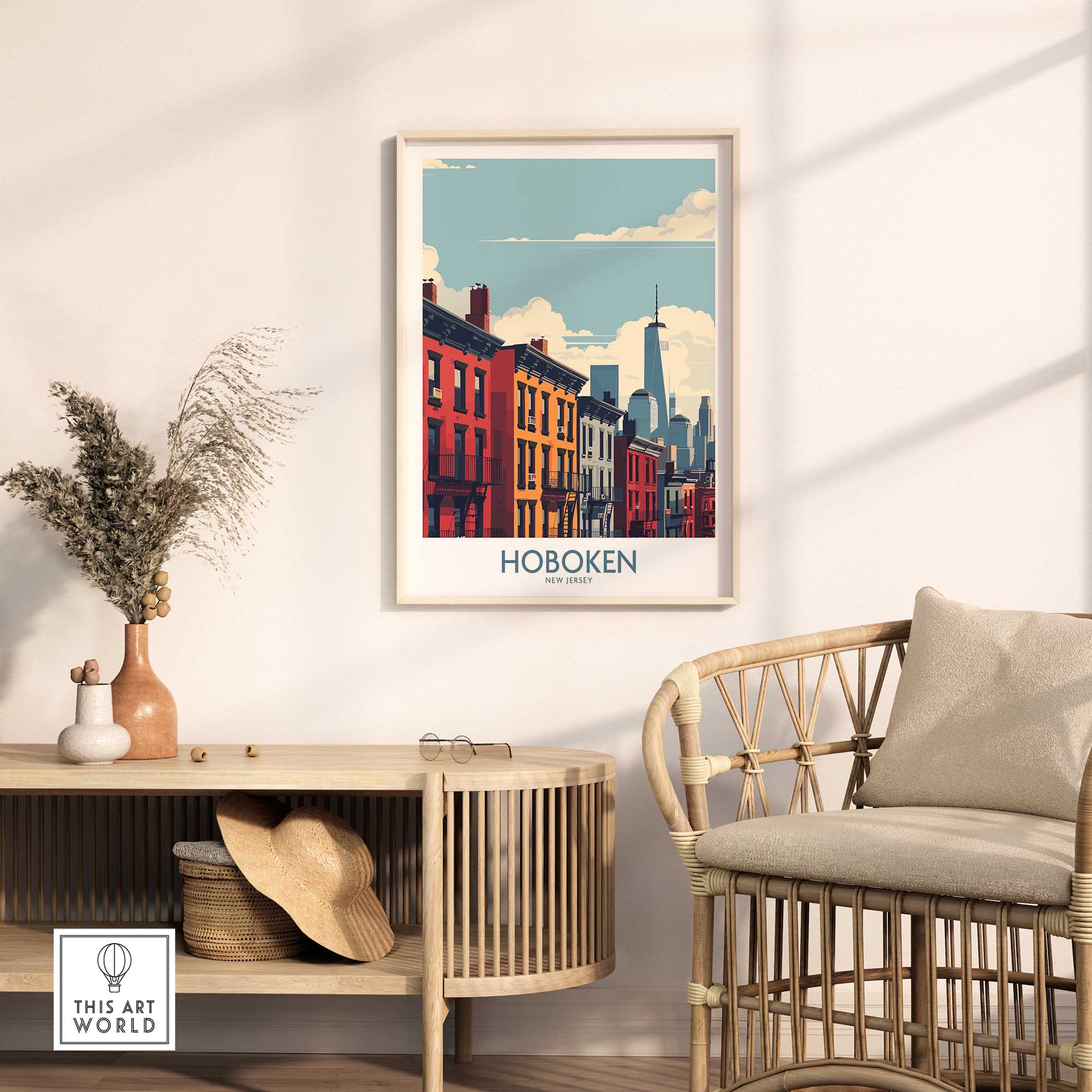 Hoboken Travel Poster NJ-This Art World