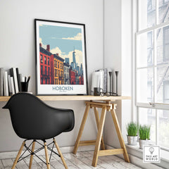 Hoboken Travel Poster NJ-This Art World