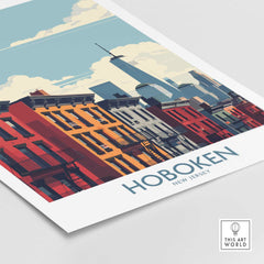 Hoboken Travel Poster NJ-This Art World
