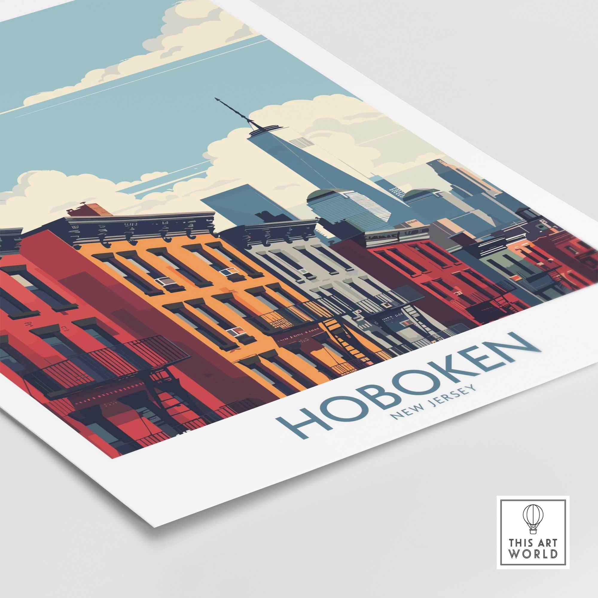 Hoboken Travel Poster NJ-This Art World