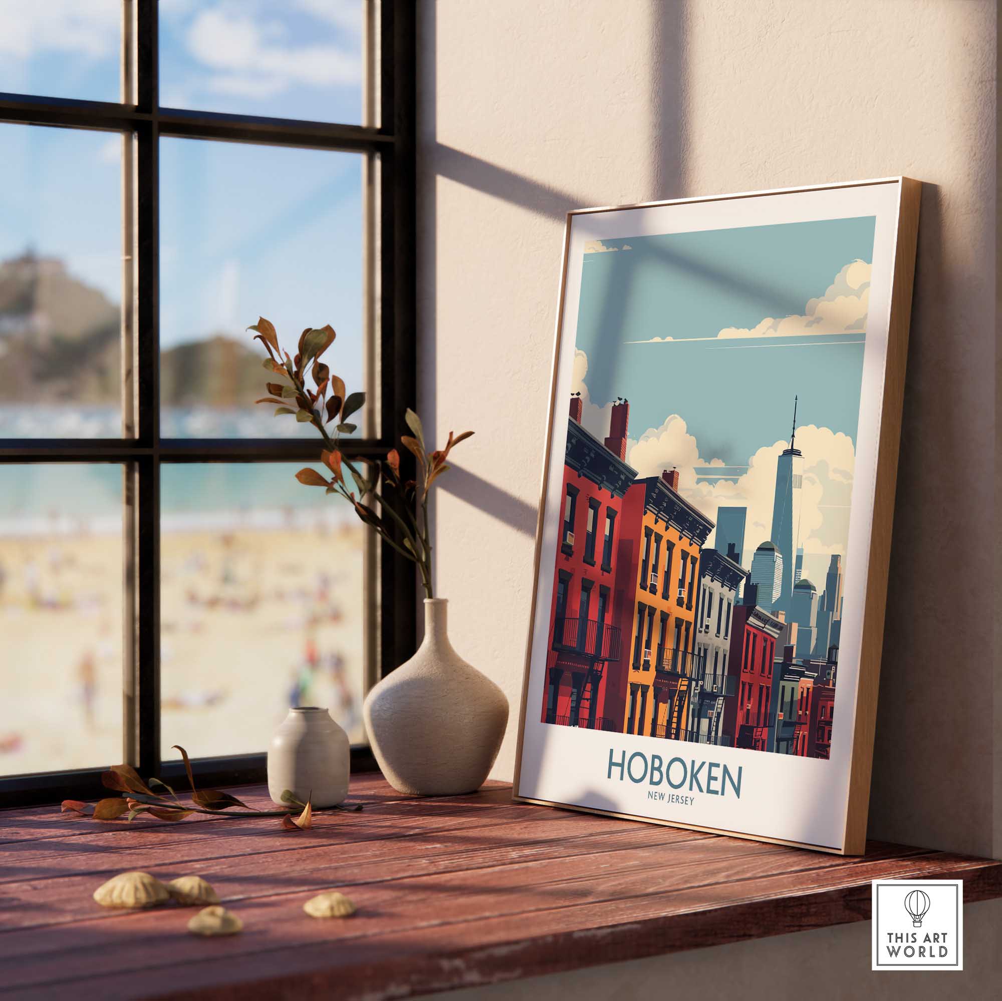 Hoboken Travel Poster NJ-This Art World