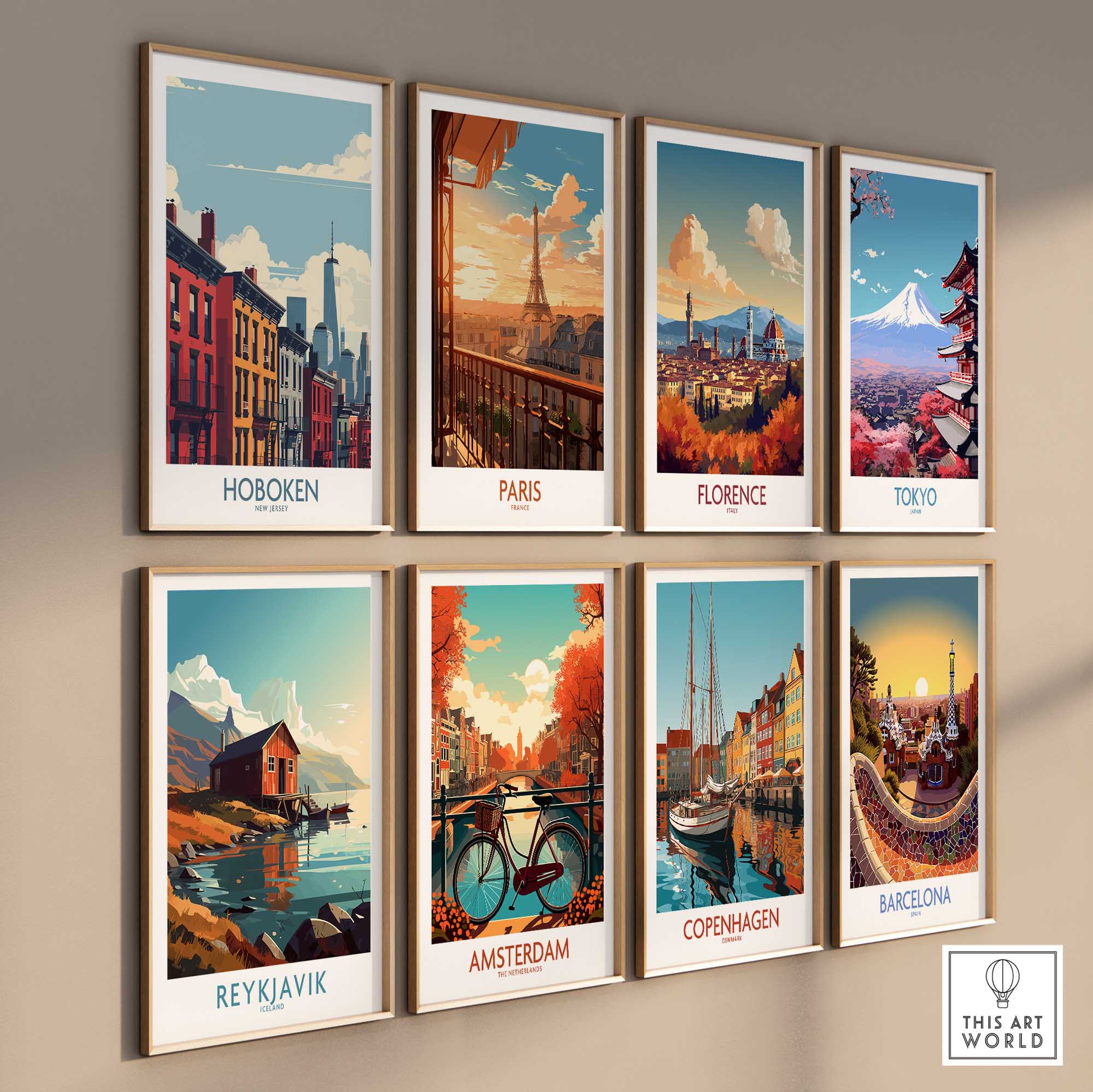 Hoboken Travel Poster NJ-This Art World