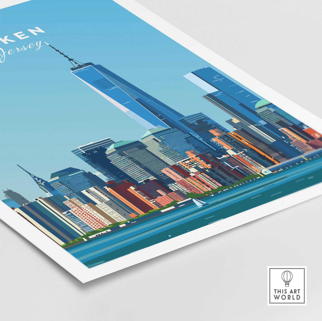 Hoboken Travel Print-This Art World