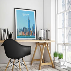Hoboken Travel Print-This Art World