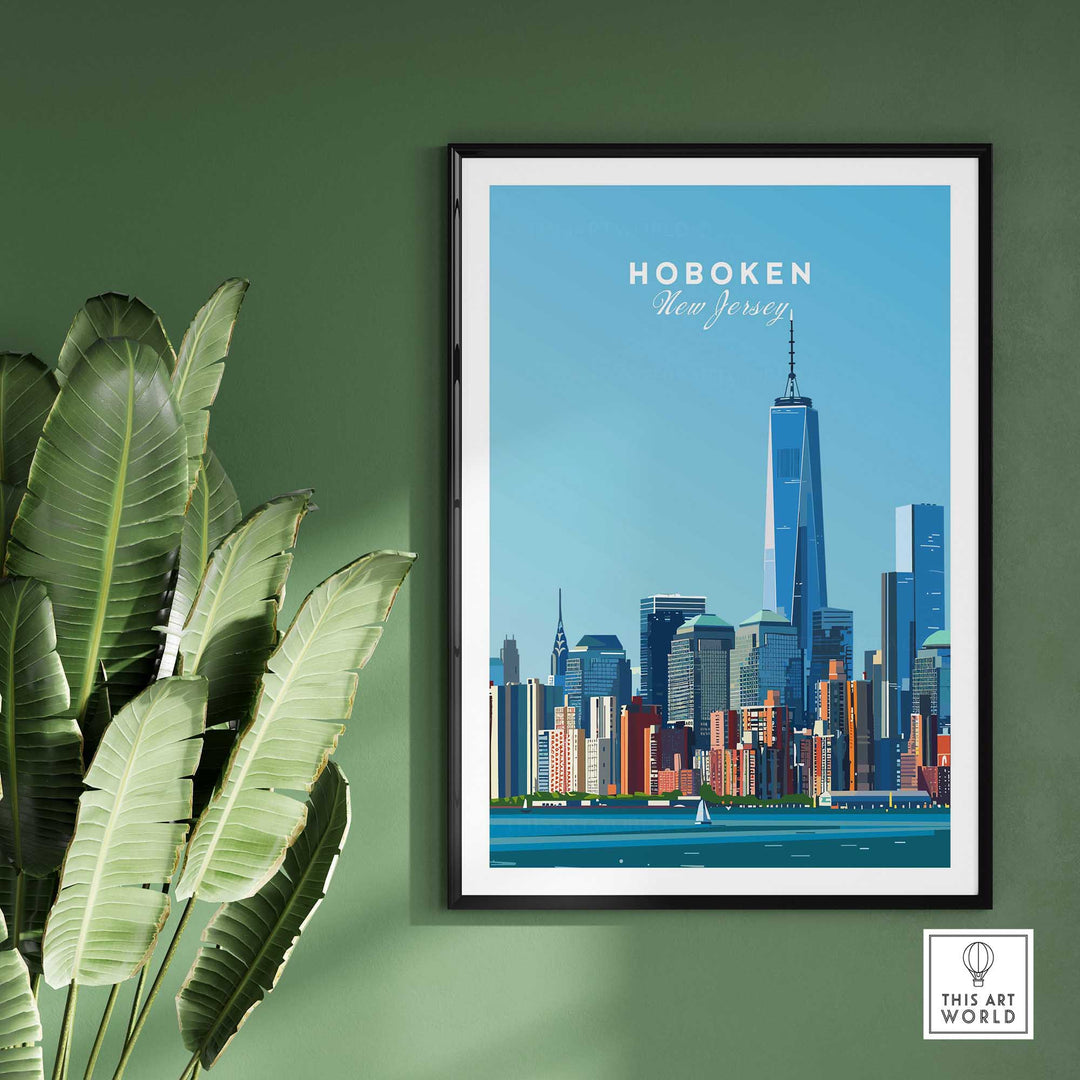 Hoboken Travel Print-This Art World