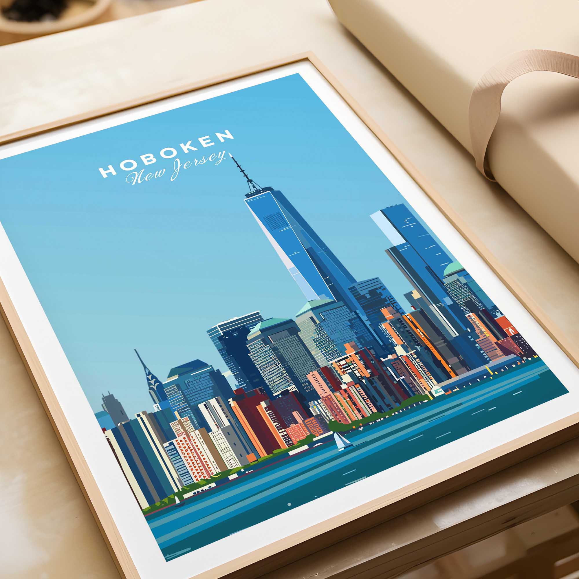 Hoboken Travel Print-This Art World