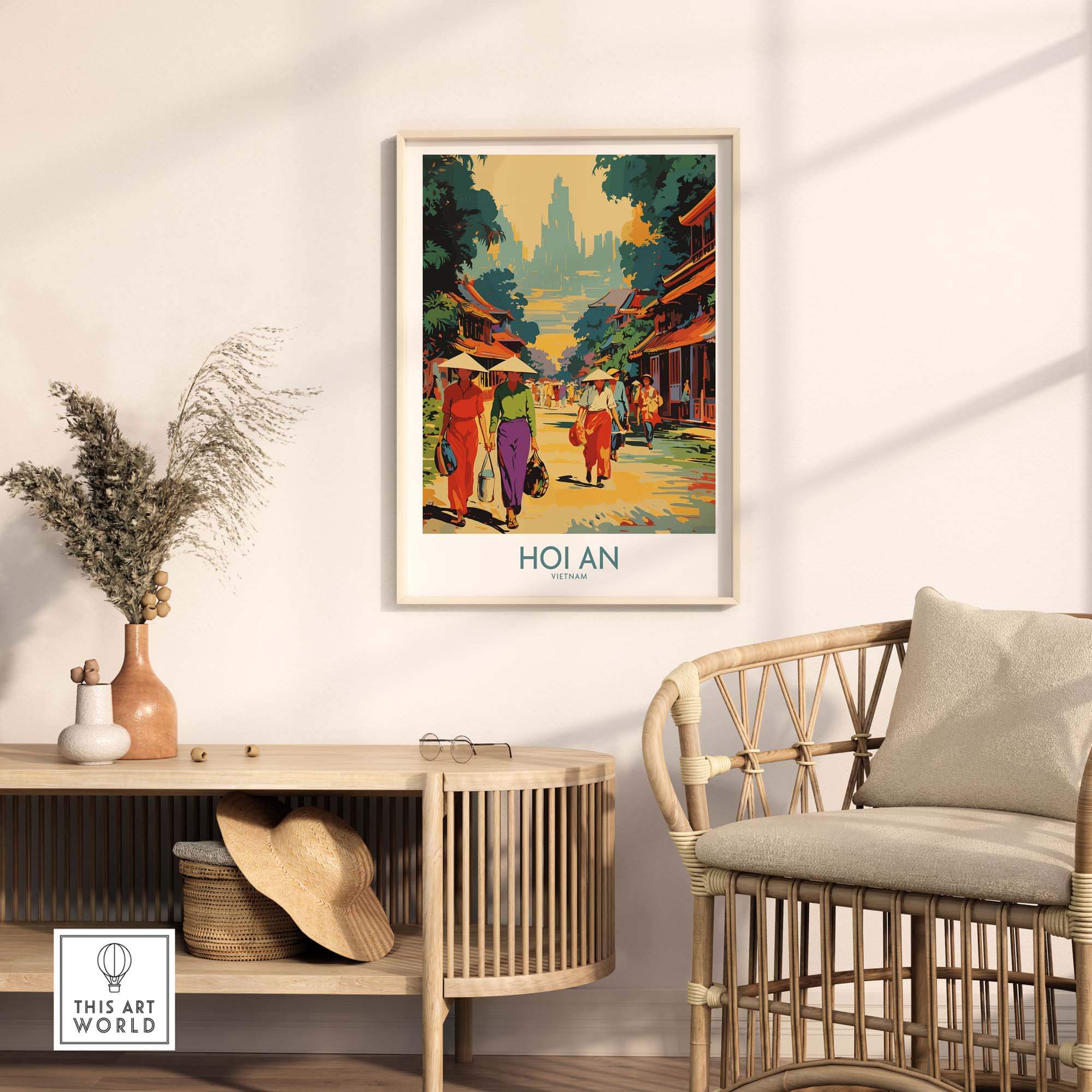 Hoi An Print part of our best collection or travel posters and prints - This Art World