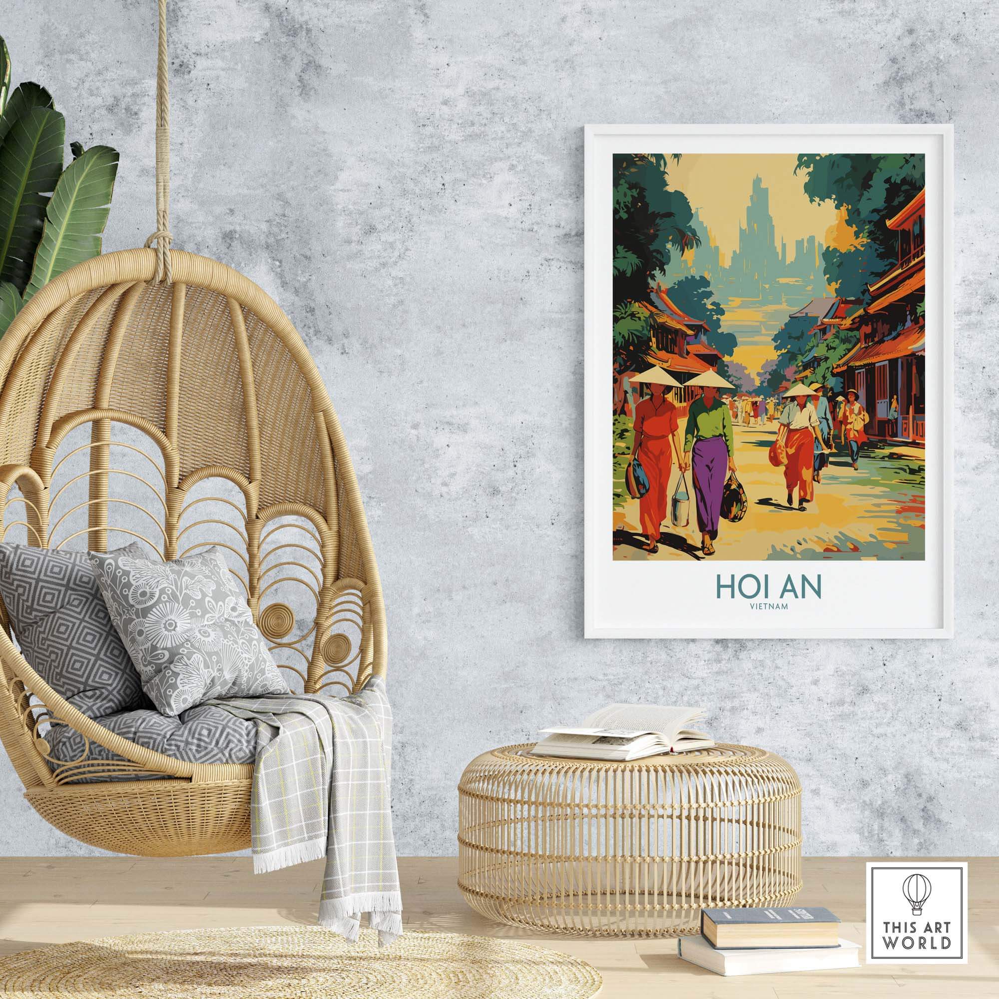 Hoi An Print part of our best collection or travel posters and prints - This Art World