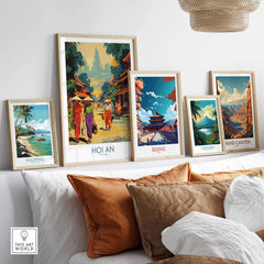 Hoi An Print part of our best collection or travel posters and prints - This Art World