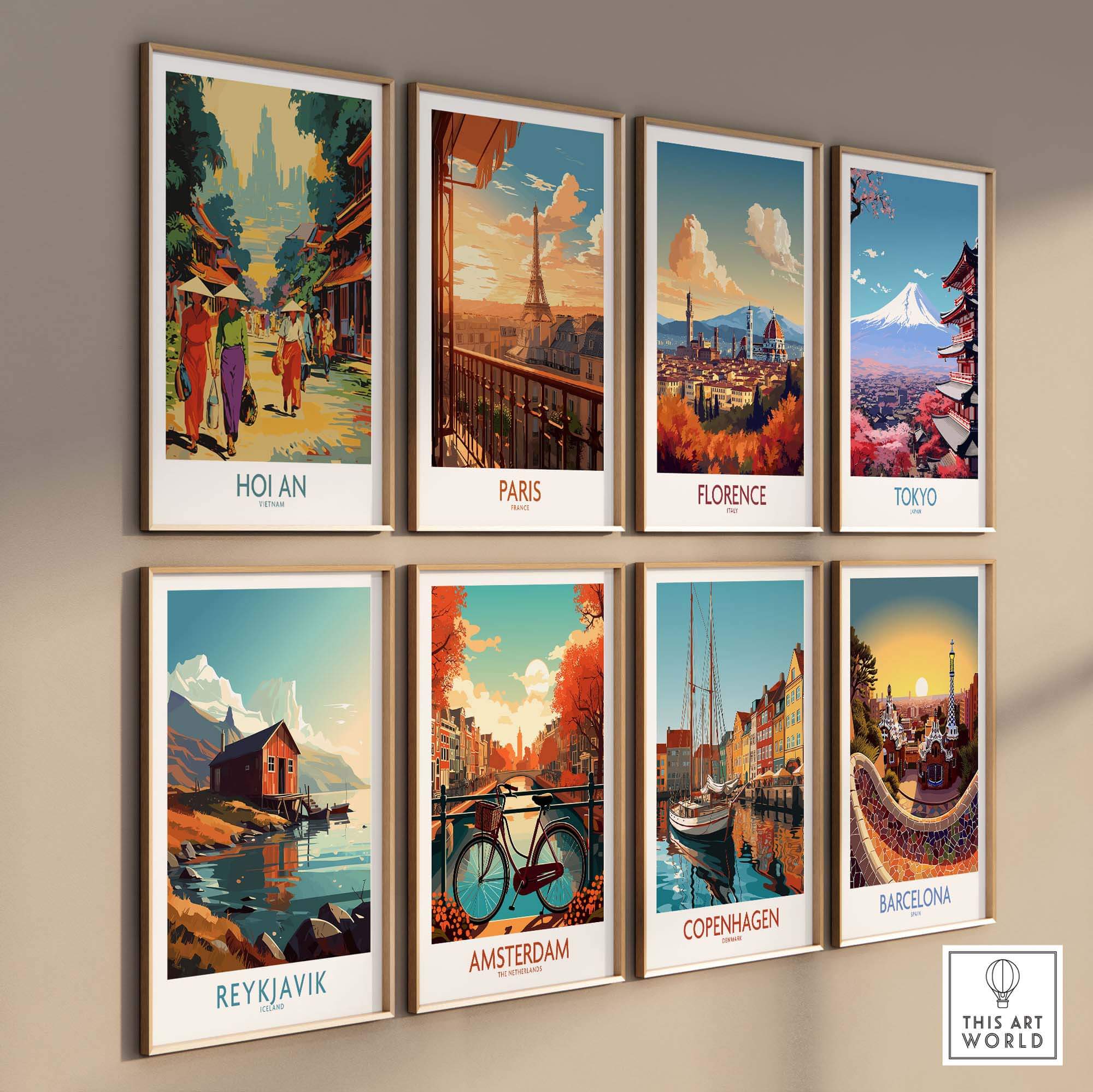 Hoi An Print part of our best collection or travel posters and prints - This Art World