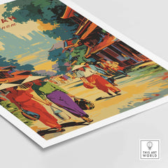 Hoi An Travel Poster part of our best collection or travel posters and prints - This Art World