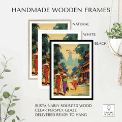 Hoi An Travel Poster part of our best collection or travel posters and prints - This Art World