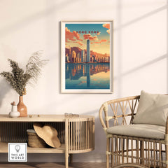 Hong Kong City Print part of our best collection or travel posters and prints - This Art World