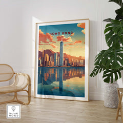 Hong Kong City Print part of our best collection or travel posters and prints - This Art World