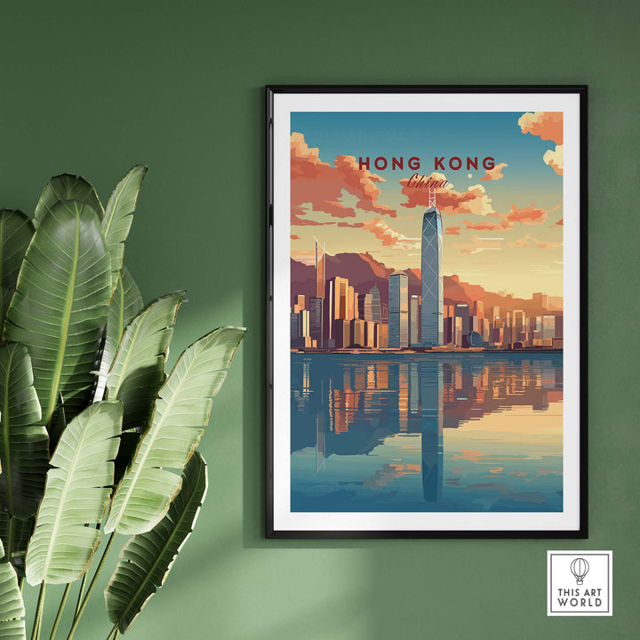 Hong Kong City Print part of our best collection or travel posters and prints - This Art World