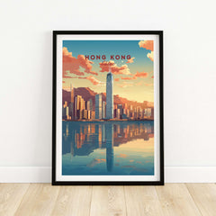 Hong Kong City Print part of our best collection or travel posters and prints - This Art World