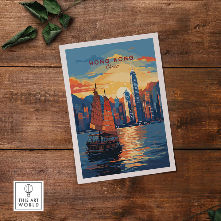 Hong Kong Wall Art part of our best collection or travel posters and prints - This Art World