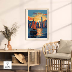 Hong Kong Wall Art part of our best collection or travel posters and prints - This Art World