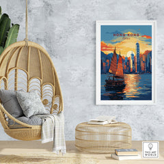 Hong Kong Wall Art part of our best collection or travel posters and prints - This Art World