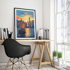 Hong Kong Wall Art part of our best collection or travel posters and prints - This Art World