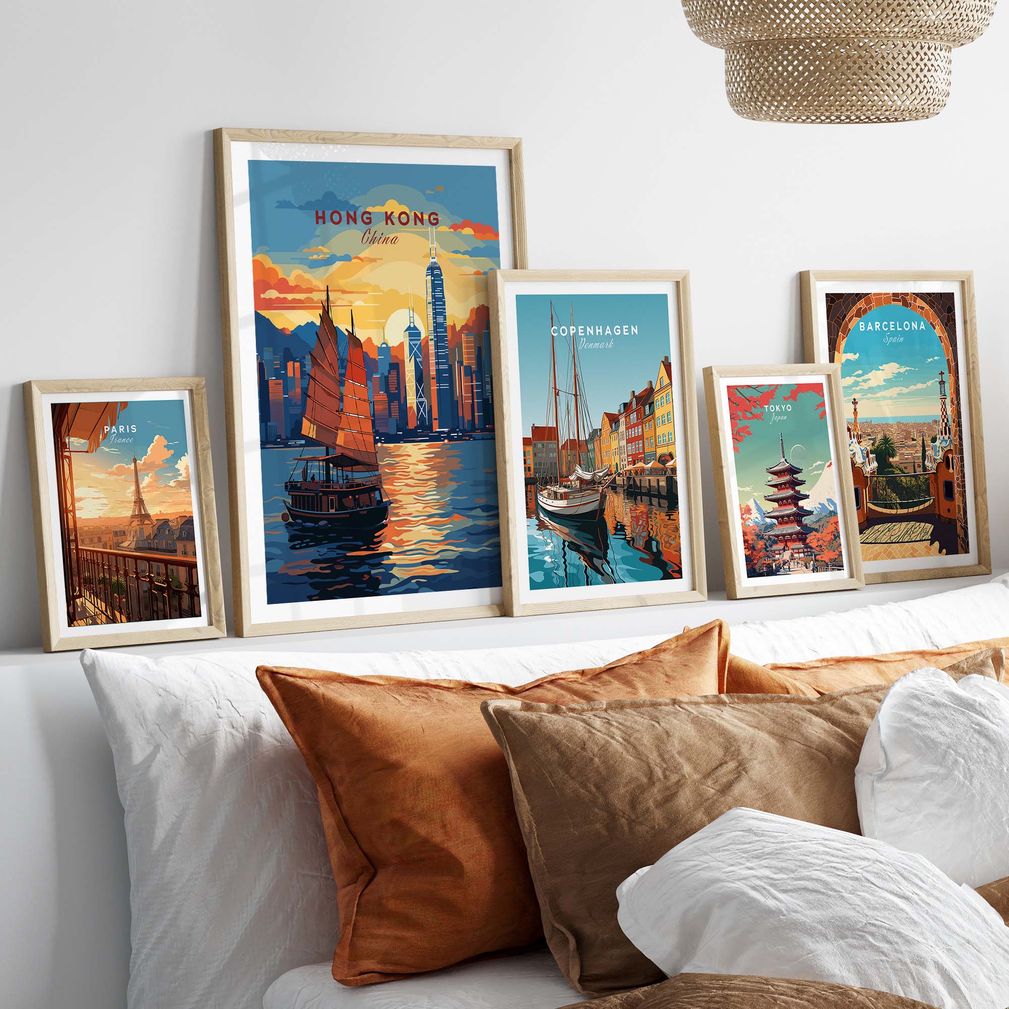 Hong Kong Wall Art part of our best collection or travel posters and prints - This Art World