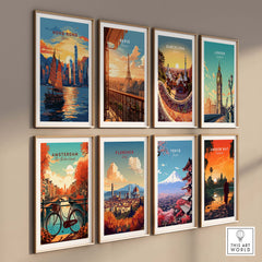 Hong Kong Wall Art part of our best collection or travel posters and prints - This Art World