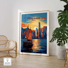 Hong Kong Wall Art part of our best collection or travel posters and prints - This Art World