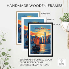 Hong Kong Wall Art part of our best collection or travel posters and prints - This Art World