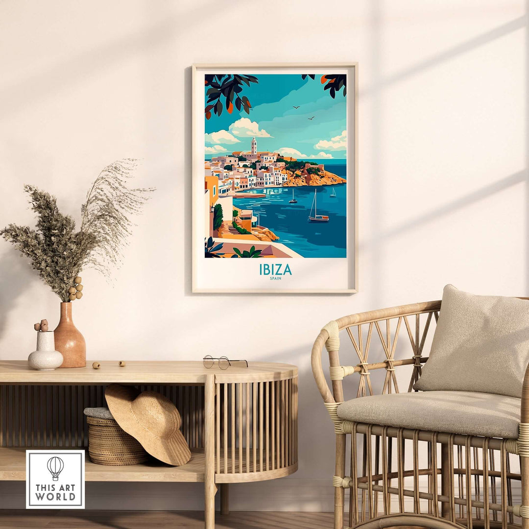 Ibiza Travel Poster