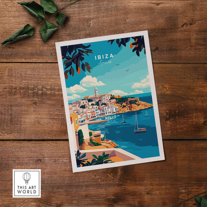 Ibiza Travel Print