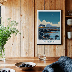 Isle of Islay Scotland Poster | Remote Scottish Coastal Scene Canvas Print showcasing coastal beauty and serene landscapes.
