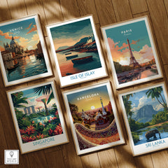 Isle of Islay Scotland Posters | Scottish Highland Seascape Canvas Print featuring vibrant travel artwork.