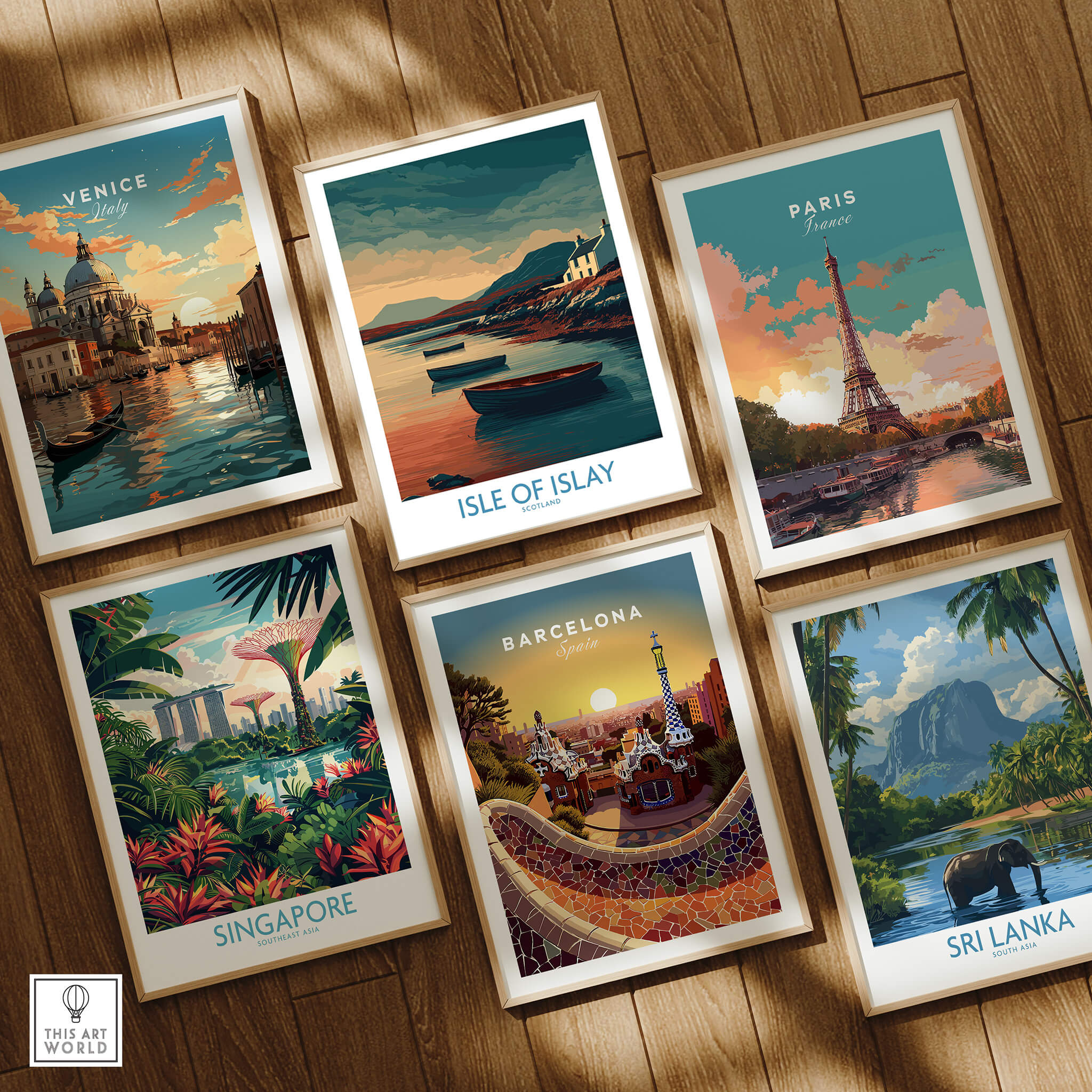 Isle of Islay Scotland Posters | Scottish Highland Seascape Canvas Print featuring vibrant travel artwork.