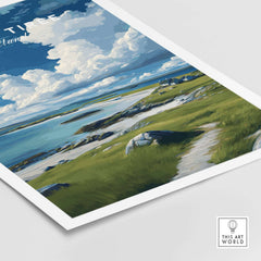 Isle of Tiree Print | Scottish Island Wall Decor featuring serene landscapes and coastal views of Tiree.