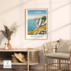 Isle of Wight Travel Poster part of our best collection or travel posters and prints - This Art World