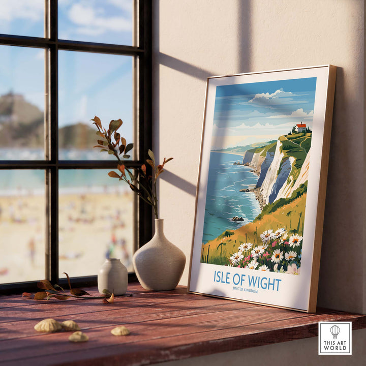 Isle of Wight Travel Poster part of our best collection or travel posters and prints - This Art World