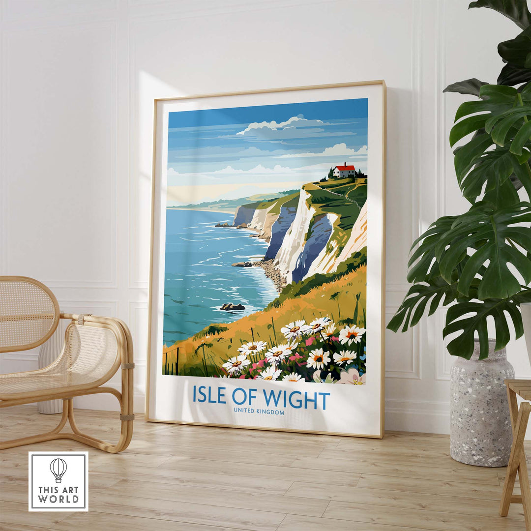 Isle of Wight Travel Poster part of our best collection or travel posters and prints - This Art World