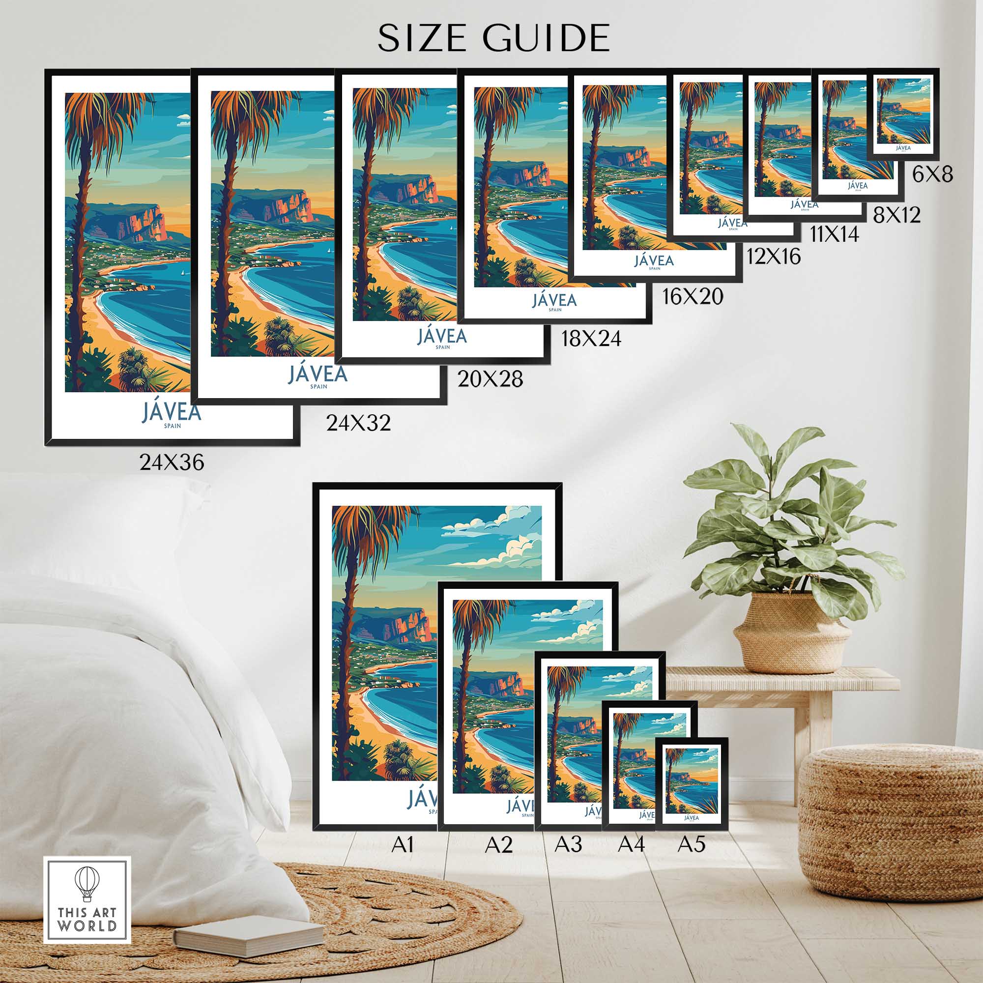 Javea Spain Poster-This Art World