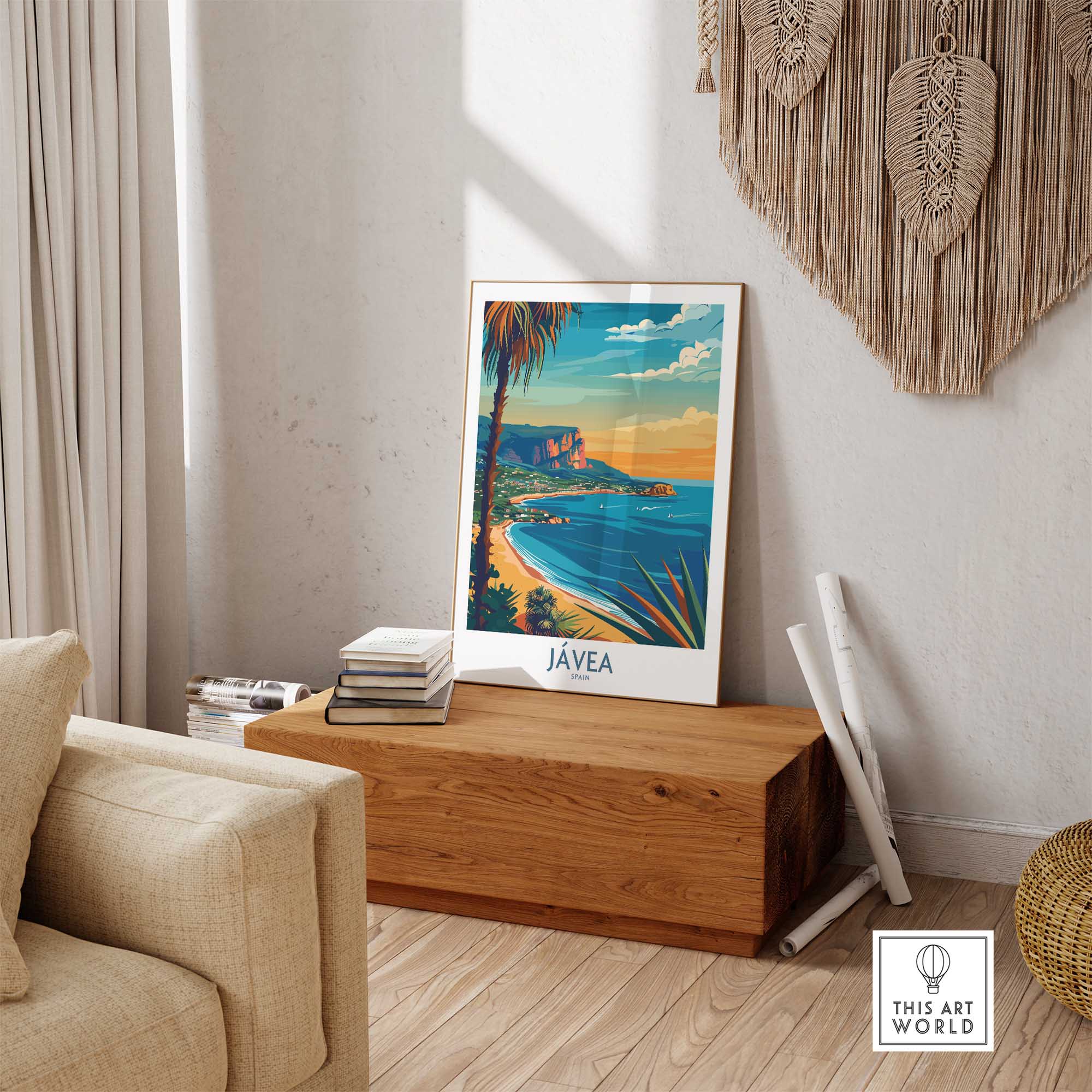 Javea Spain Poster-This Art World