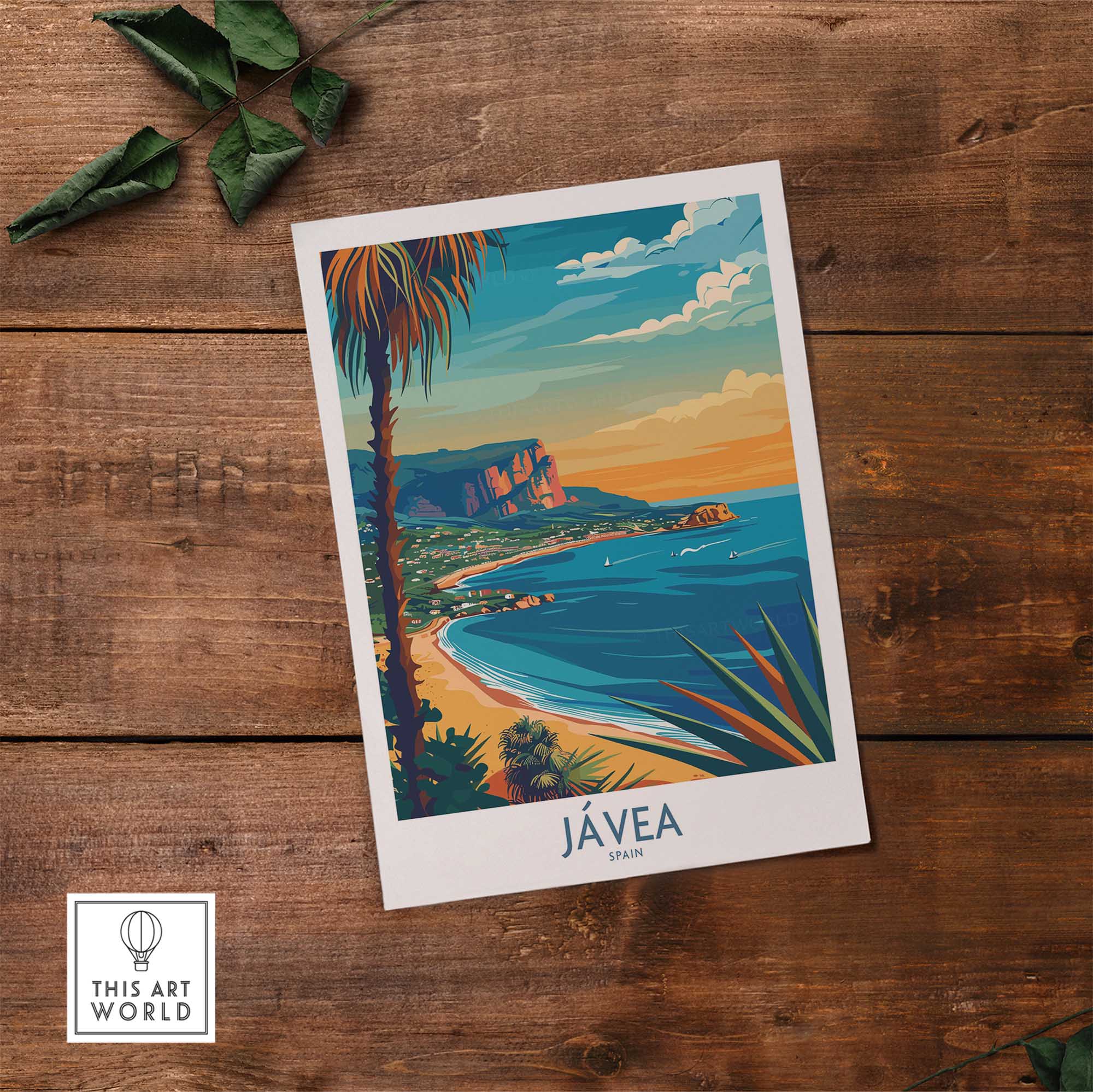 Javea Spain Poster-This Art World
