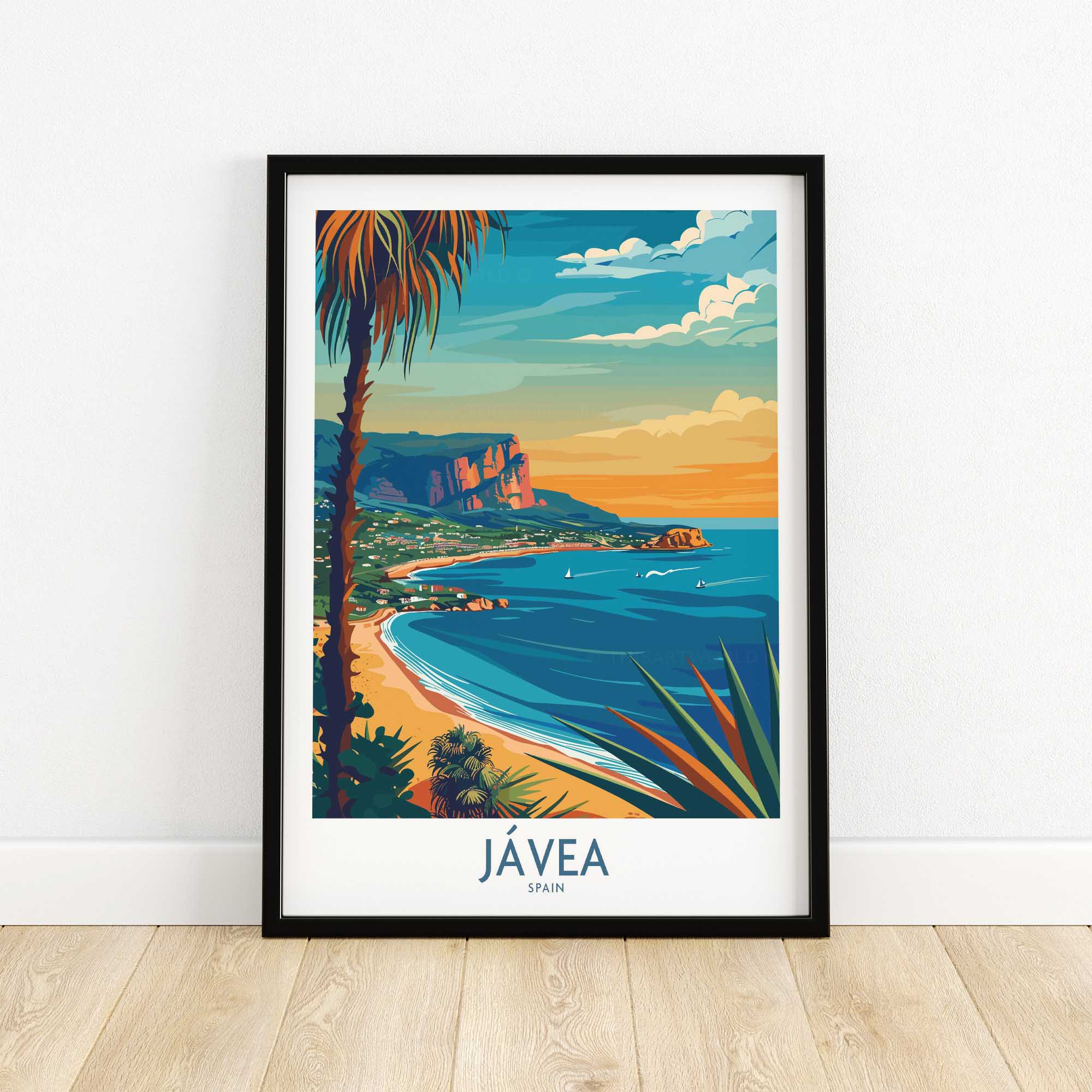 Javea Spain Poster-This Art World