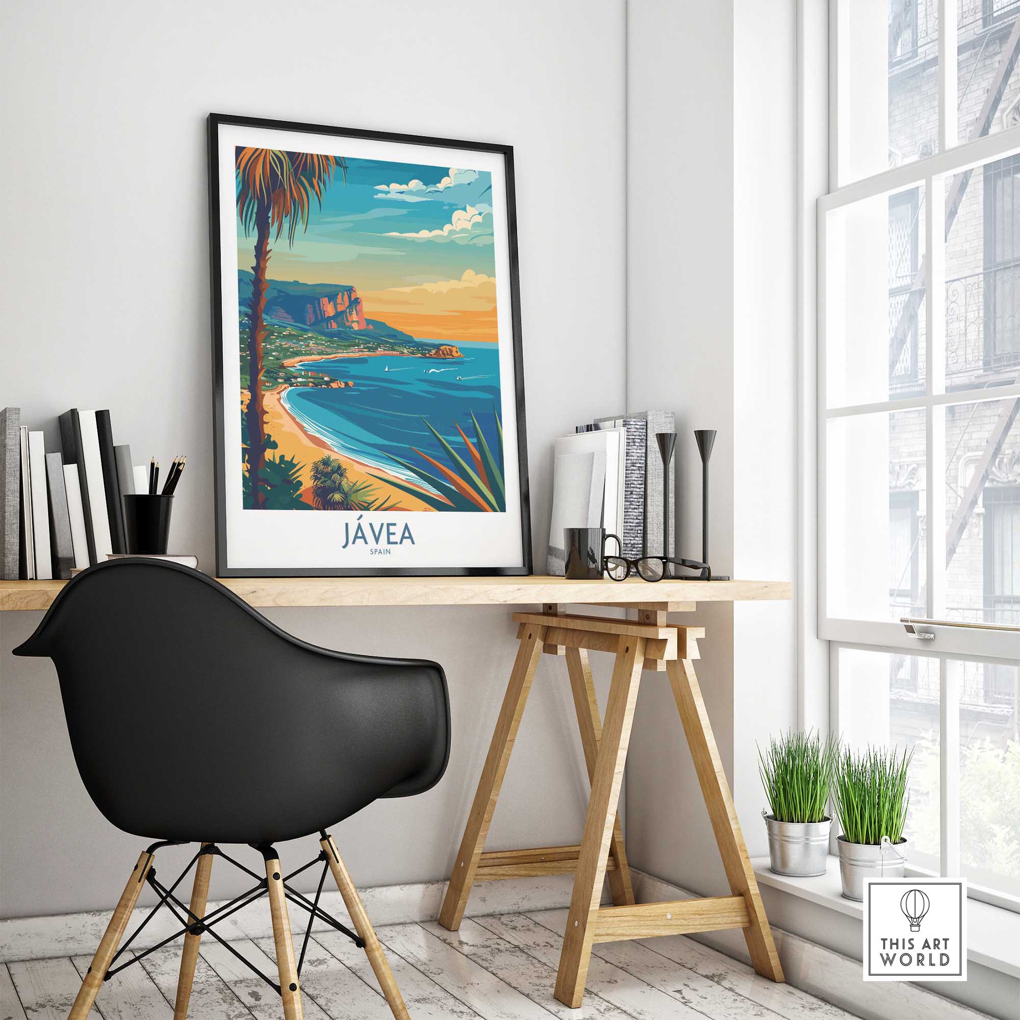 Javea Spain Poster-This Art World