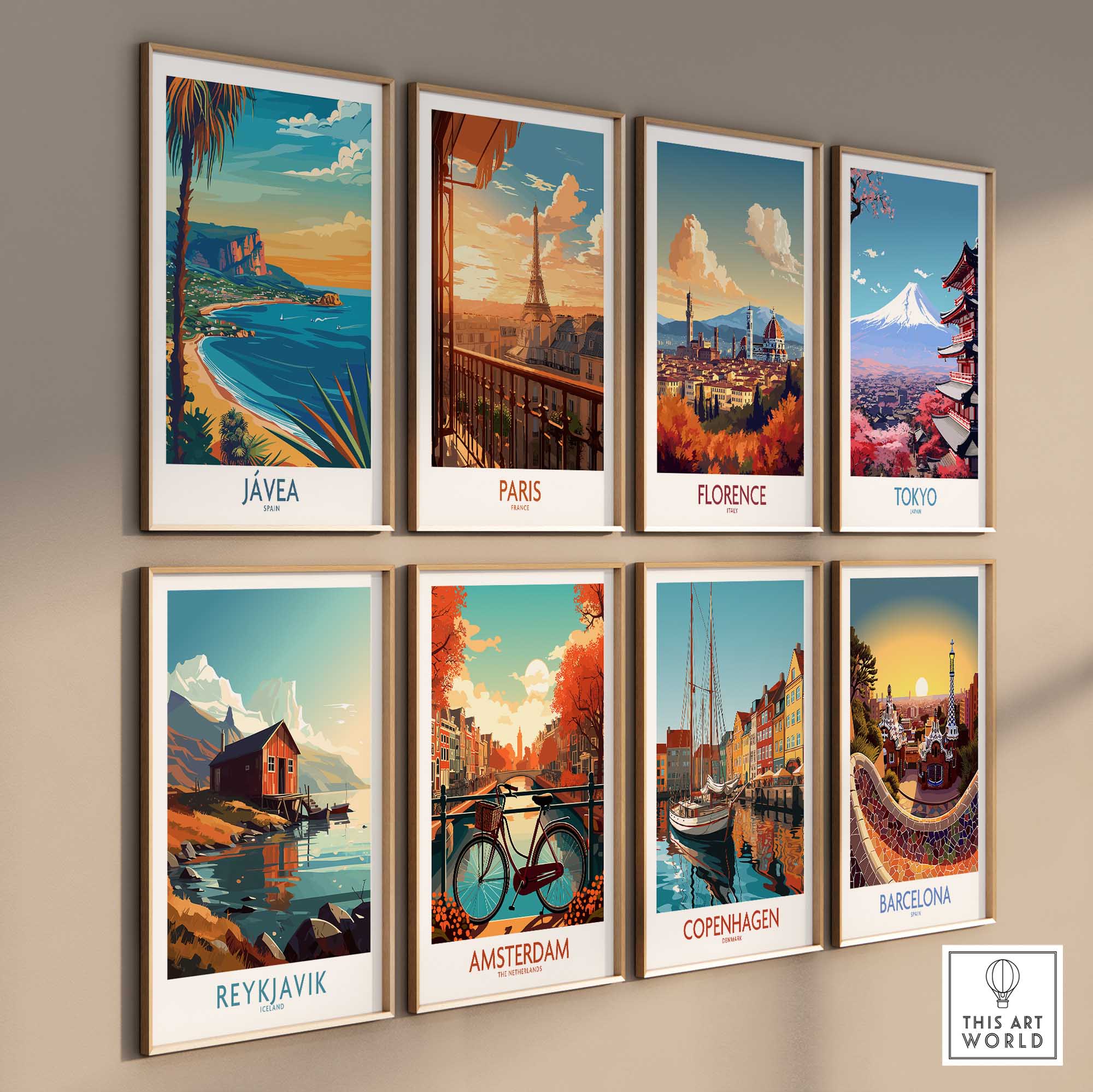 Javea Spain Poster-This Art World