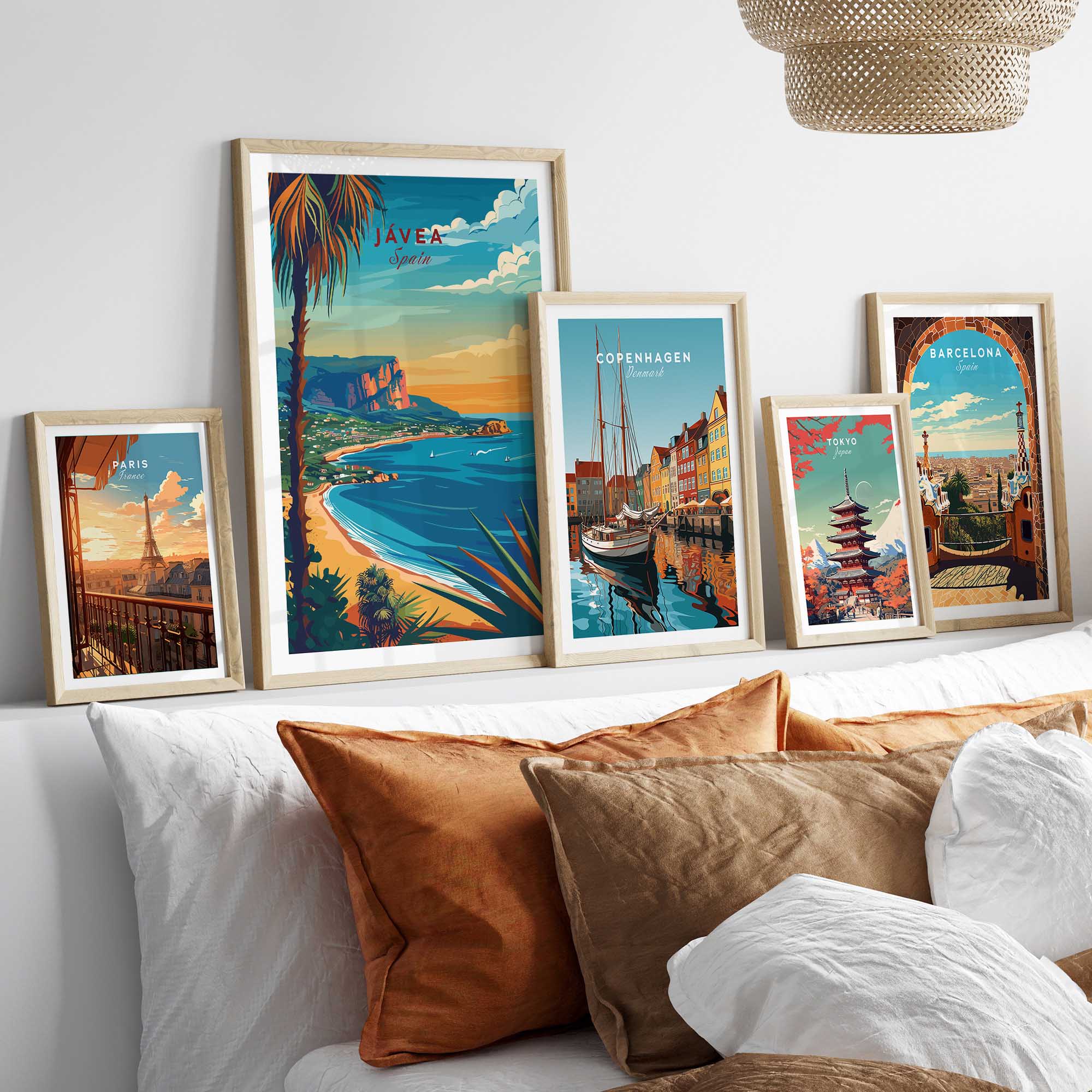 Javea Travel Print Spain-This Art World